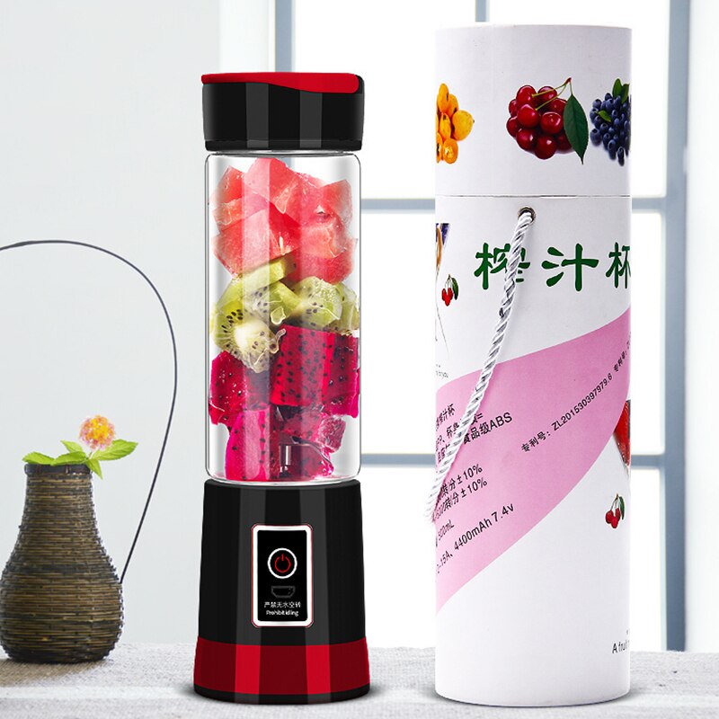500ml Presse-agrumes Portable Électrique USB Rechargeable Cuisine Machine Mélangeur Cocina Jus Tasse Fabricant de Mélangeurs Robot Culinaire Directe
