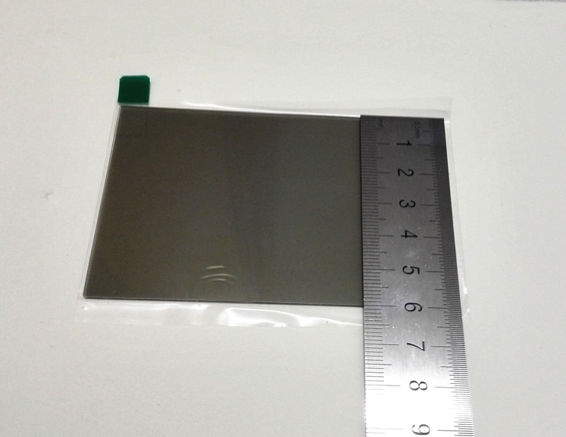 Lámina de aislamiento térmico para proyector, película polarizada de vidrio polarizado, pantalla de reparación para proyector de 4 pulgadas, color amarillo