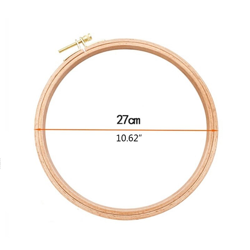 Embroidery Hoop Circle Round Oval Cross Stitch Hoops Traditional Quilting Ring Wooden Frame Art Craft DIY Sewing Tool