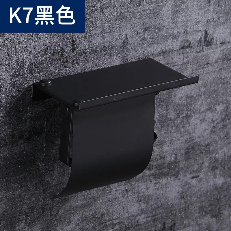 304 Stainless Steel Tissue Box Roll Stand Mobile Phone Stand Toilet Paper Holder Bathroom Tissue Holder: h
