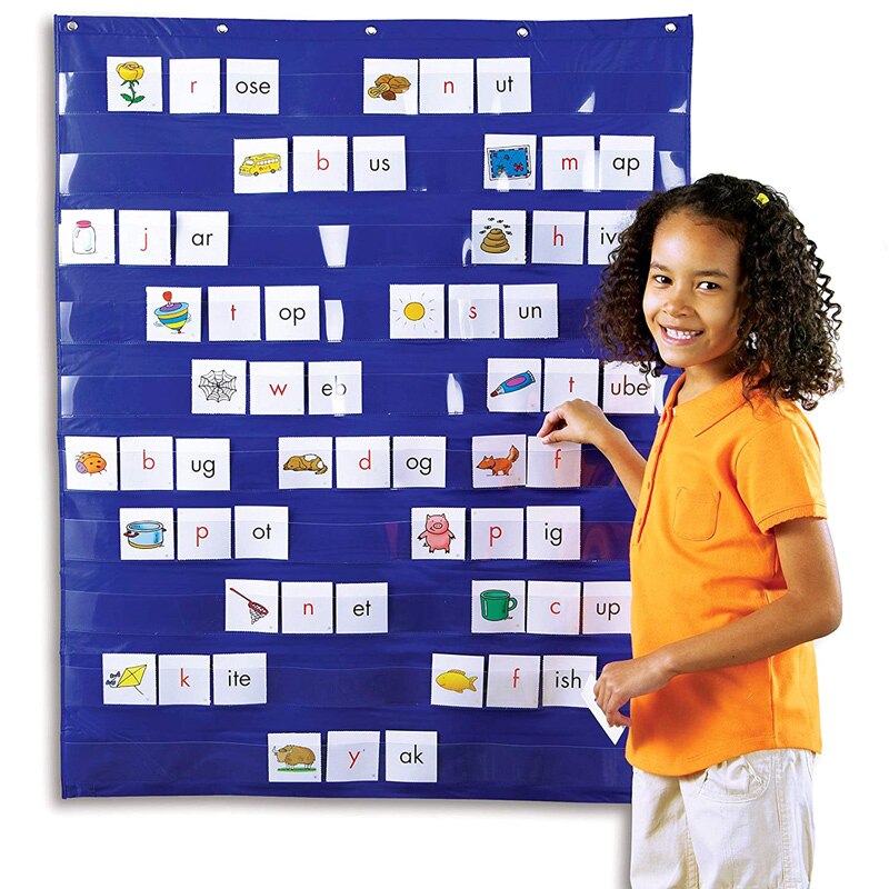 Papelería Learning Resources Standard Pocket Chart Education for Home Scheduling Classroom Stationery Store