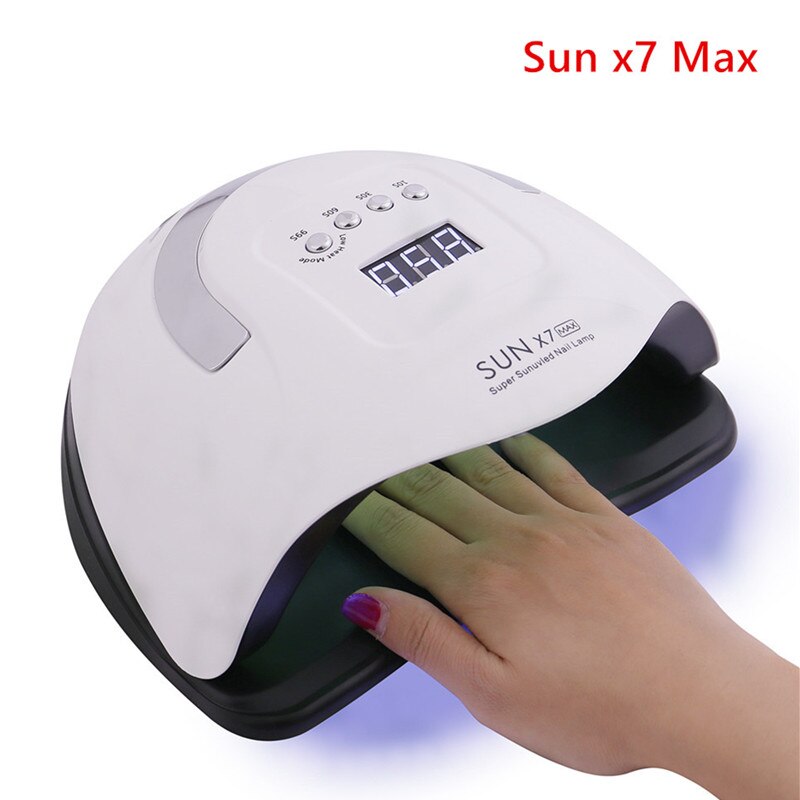Sun x plus led negle uv lampe til neglelimmaskine til begyndere til manicure maskine til negletørrer.