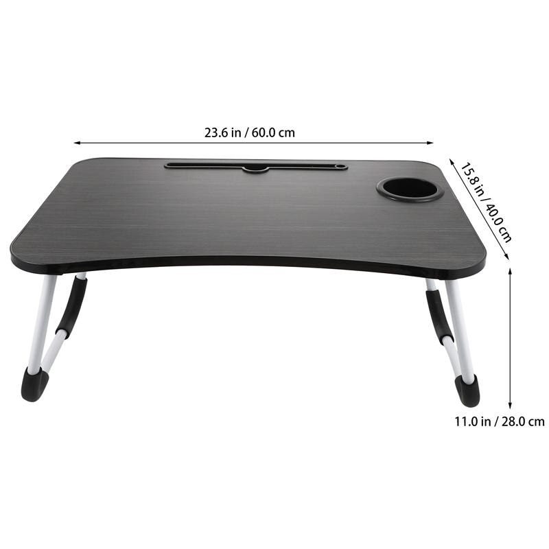 1pc Laptop Table Bedroom Study Desk Home Folding Desk Student Writing Table