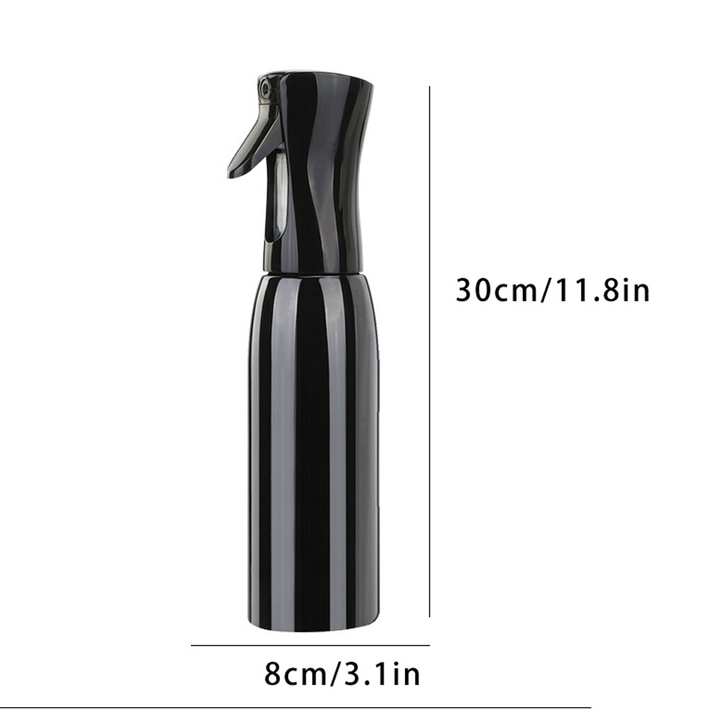 500ML Hair Spray Water Bottle Mister Hairstyling Flower Planting Tool Portable Black for Salon Barber