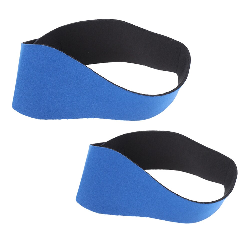 2 stücke Schwimmen Stirnband Neopren Einstellbare Yoga Tauchen Ohren Schutz Haar Band für freundlicher Erwachsene (rosig Sise L und größe M)