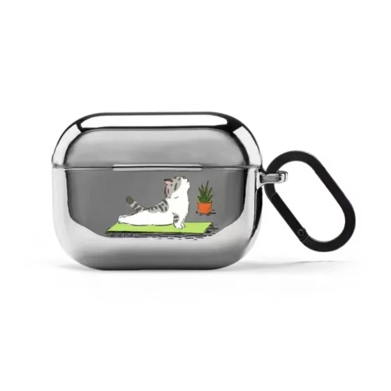 Colorful Hearts Electroplated Case for AirPods 3 4 Pro Pro2 Earbuds Cover