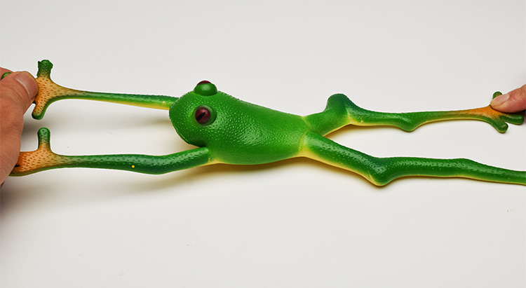 Jouet pour enfants en plastique, 15x15cm, vent délicat, modèle de grenouille, ensembles de jouets pour enfants, éducatif d&#39;émulation, forêt de pluie, vert, or, décor de paysage: Default Title