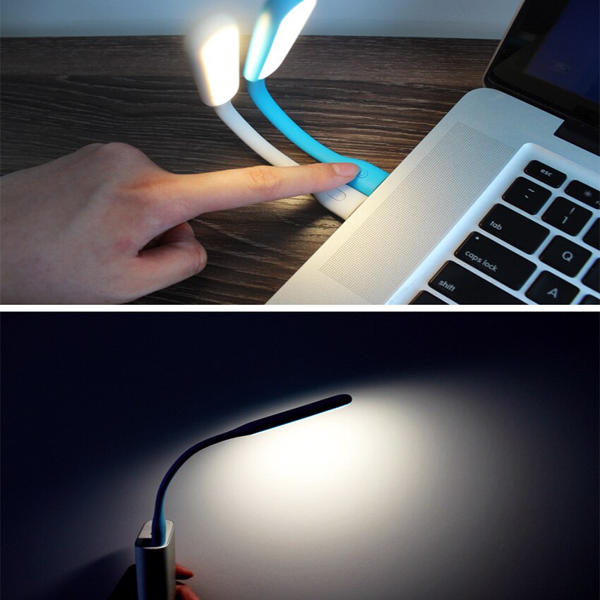 Augmicky Mini Einstellbare Flexible 5V 1,2 W LED Lampe für Power bank Comupter Notebook USB tisch licht Schützen Auge lichter Gadget