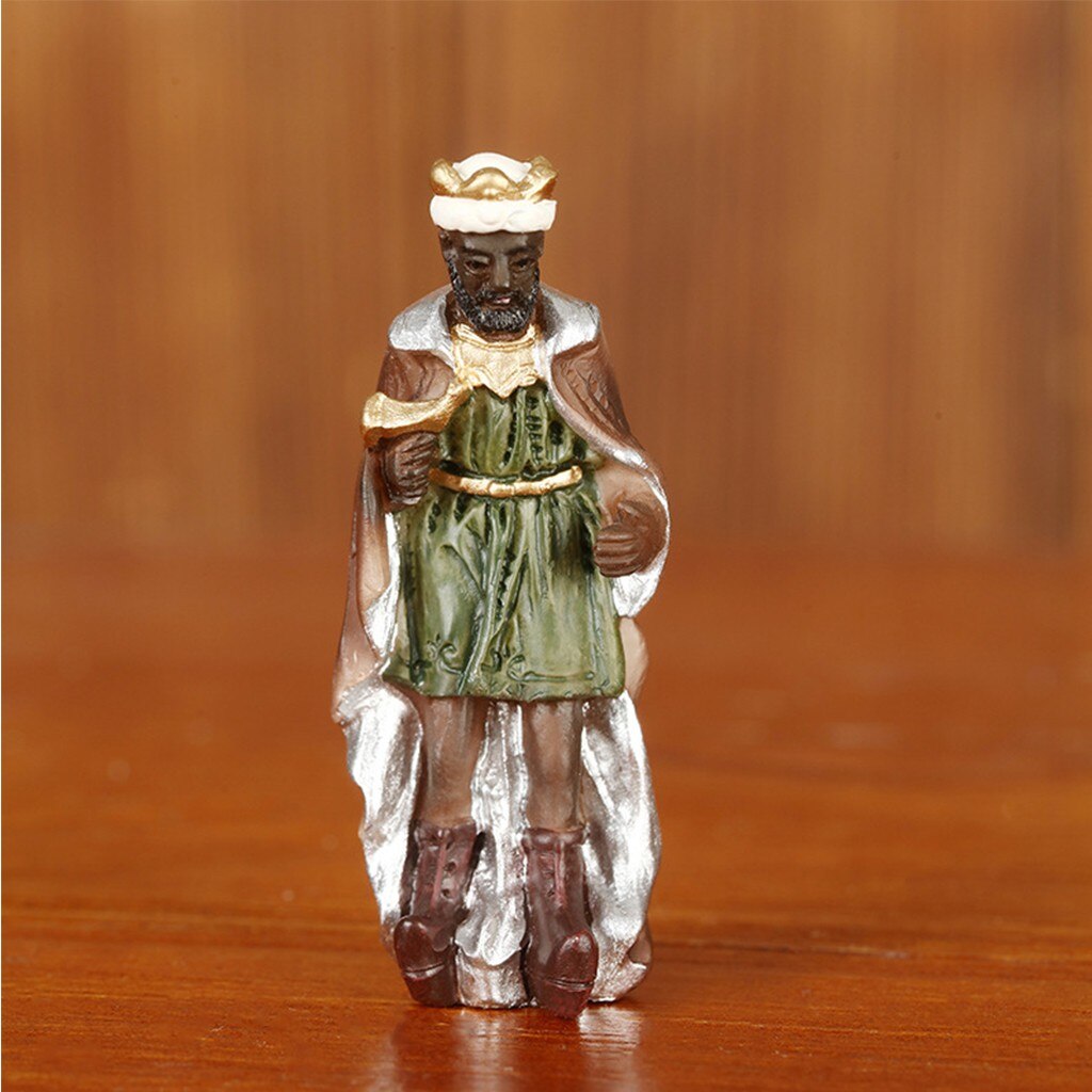 Elegante Profiel Kerststal, Omvat Heilige Familie Hars Decoratieve Figuren, Kerst Woondecoratie Cadeau #35