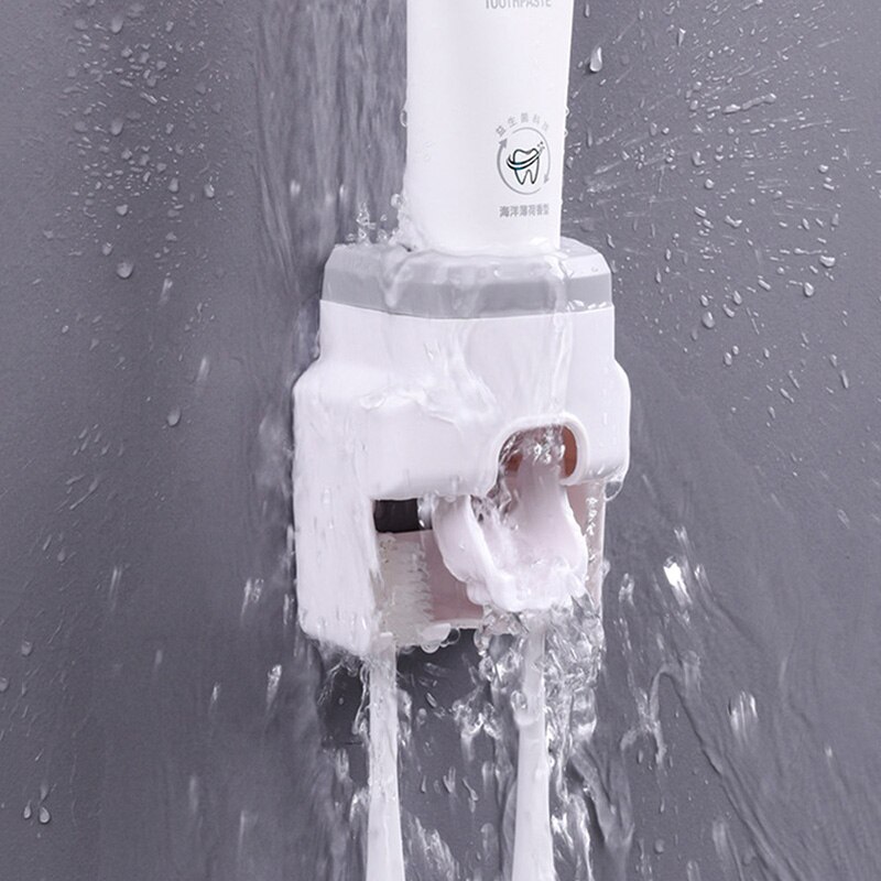 Wall Mounted Automatic Toothpaste Dispenser Squeezers Bathroom Accessories Toothpaste Rack dispensador pasta dientes