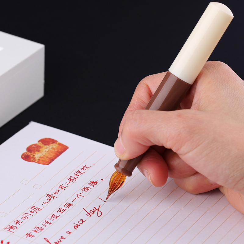 MAJOHN No.1 Punta de vidrio Punta de pluma de inmersión transparente de color Juego de puntas de bolígrafo universal (compatible con M2C3V1 Maru Color N12)