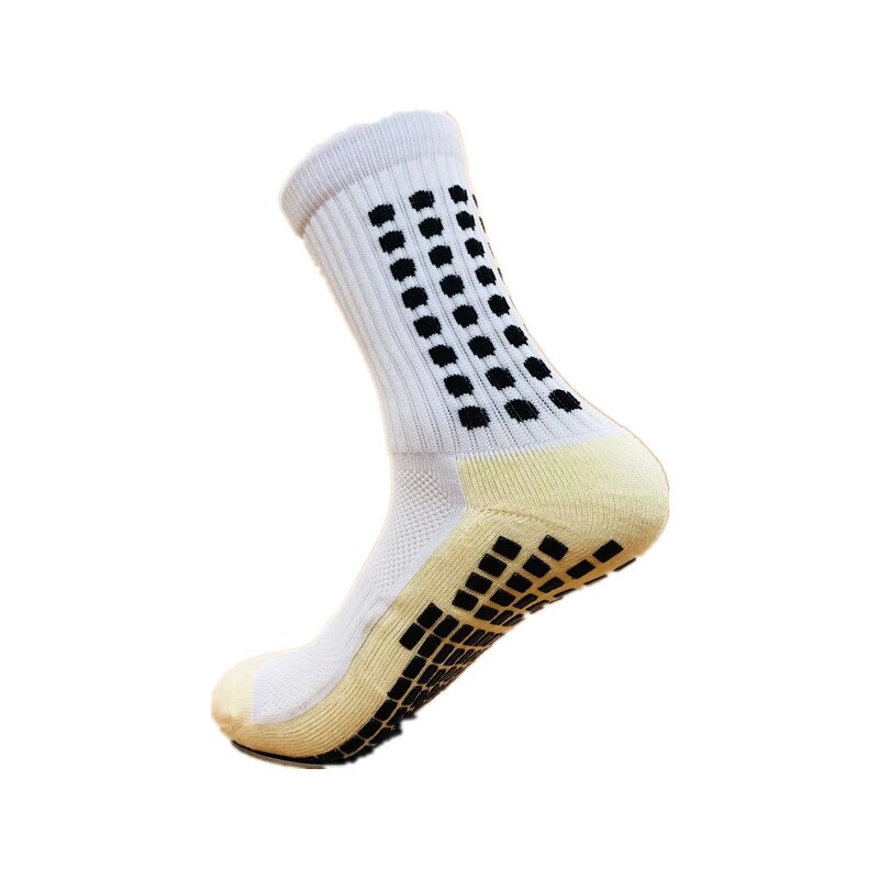 12 Colors Football Socks Anti Slip Soccer Socks Sports Socks The Same Type As The Trusox: white