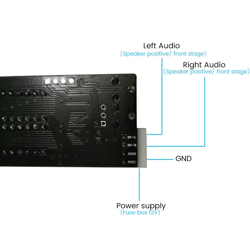 Dual 32 Audio Level Indicator Stereo Music Spectrum Amplifier LED Volume Display VU Meter For Car MP3 Player Light Atmosphere