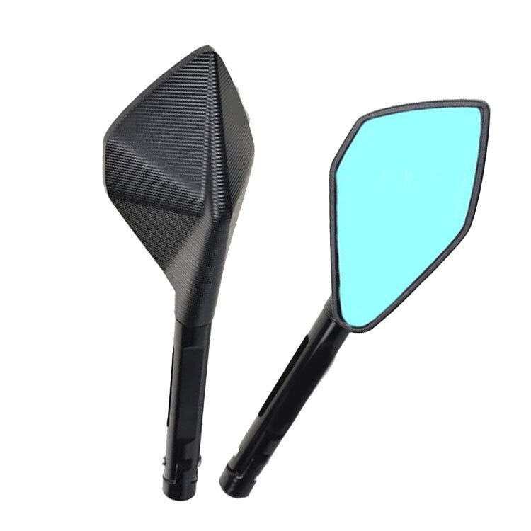 CNC Aluminium Motorbike Stuur Spiegels Achteruitkijkspiegel 6 Kleuren Spiegel voor Honda X-ADV 750 Grom MSX125 MSX125SF: black