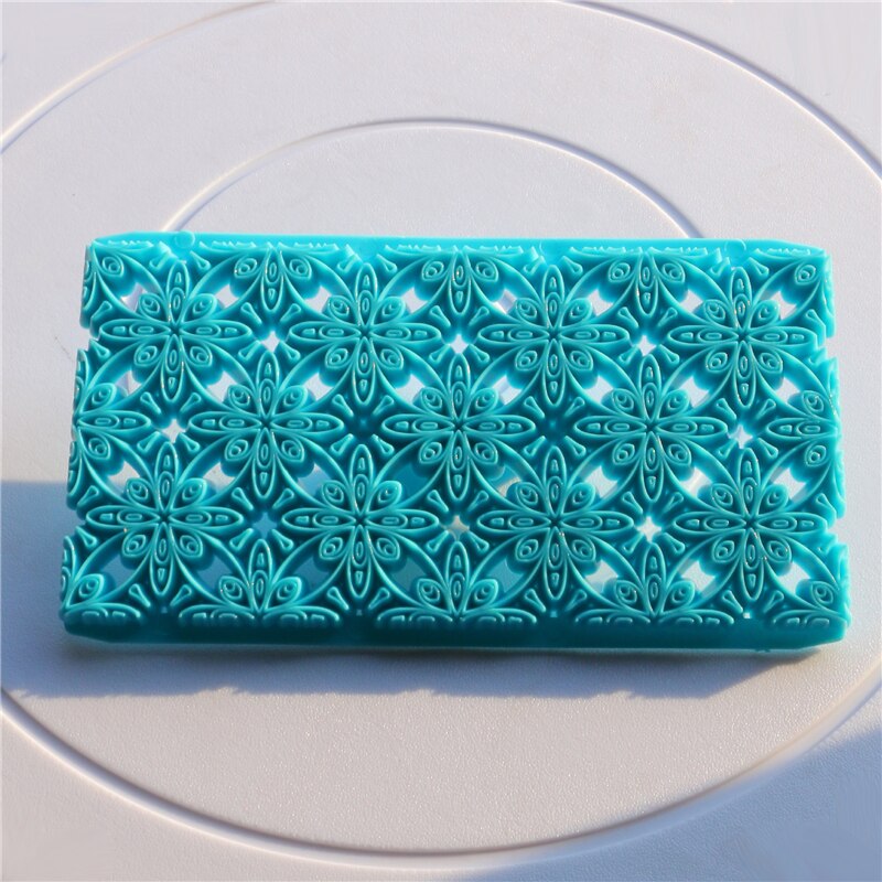 17 Stijl Fondant Embosser Bloem Cookie Cutters Biscuit Mallen Icing Decorating Embossing Cutter Cake Tools: E833