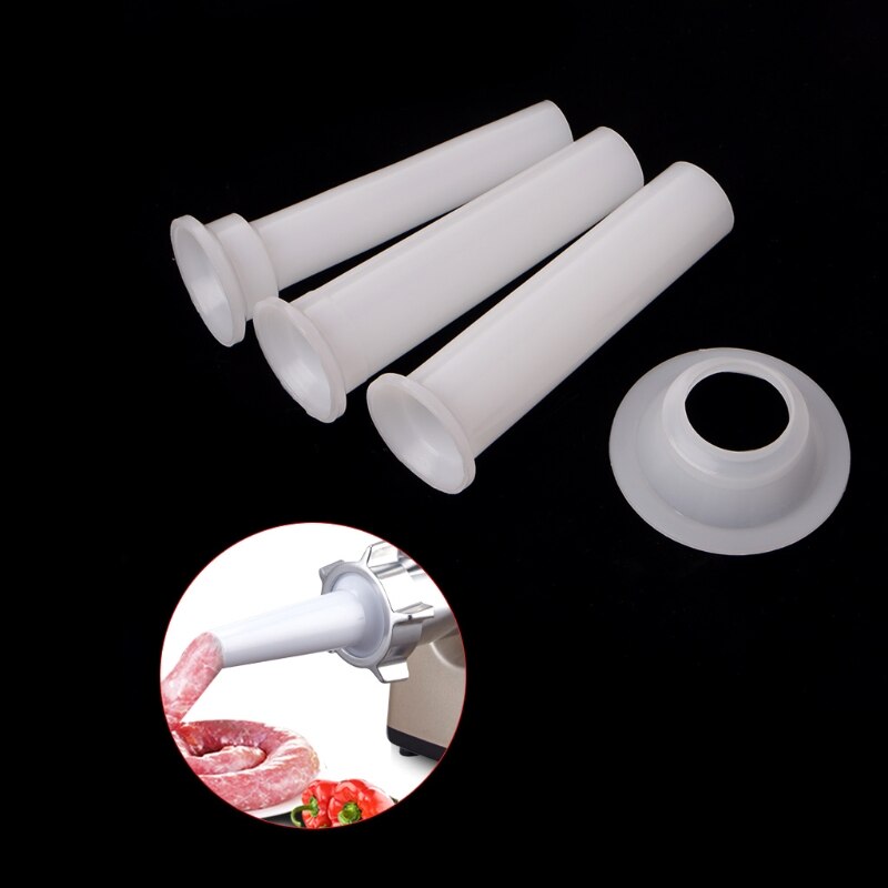 3 Pcs Universal Sausage Stuffing Tube Plastic Stuffers For Casing Meat Grinder Mar28