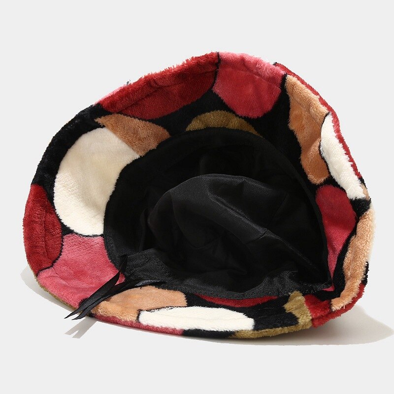 Gorro triangular de Panamá para mujer, gorro de invierno de Panamá de para mantener el calor, ir de compras al aire libre, Otoño e Invierno