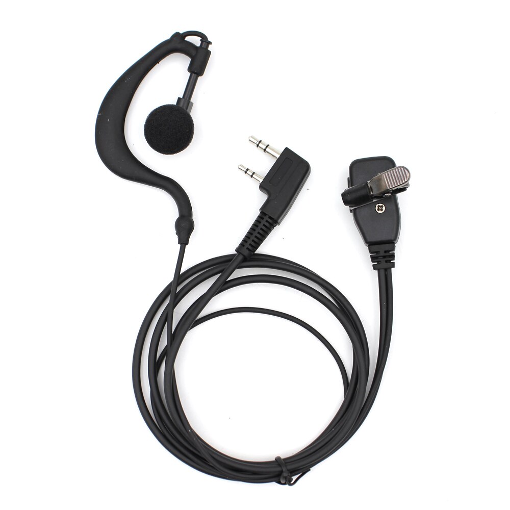 Original Kirisun K1 plug G-shape ear hook Earpiece Headset for All types two way radios with K1 plug Solid &Good price