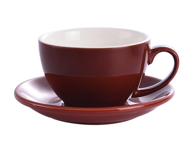 Mhv 1 Pcs 300 Ml, Prachtige Keramische Koffie Beker En Lepel Set, , grote Capaciteit Cup, Europese: 9