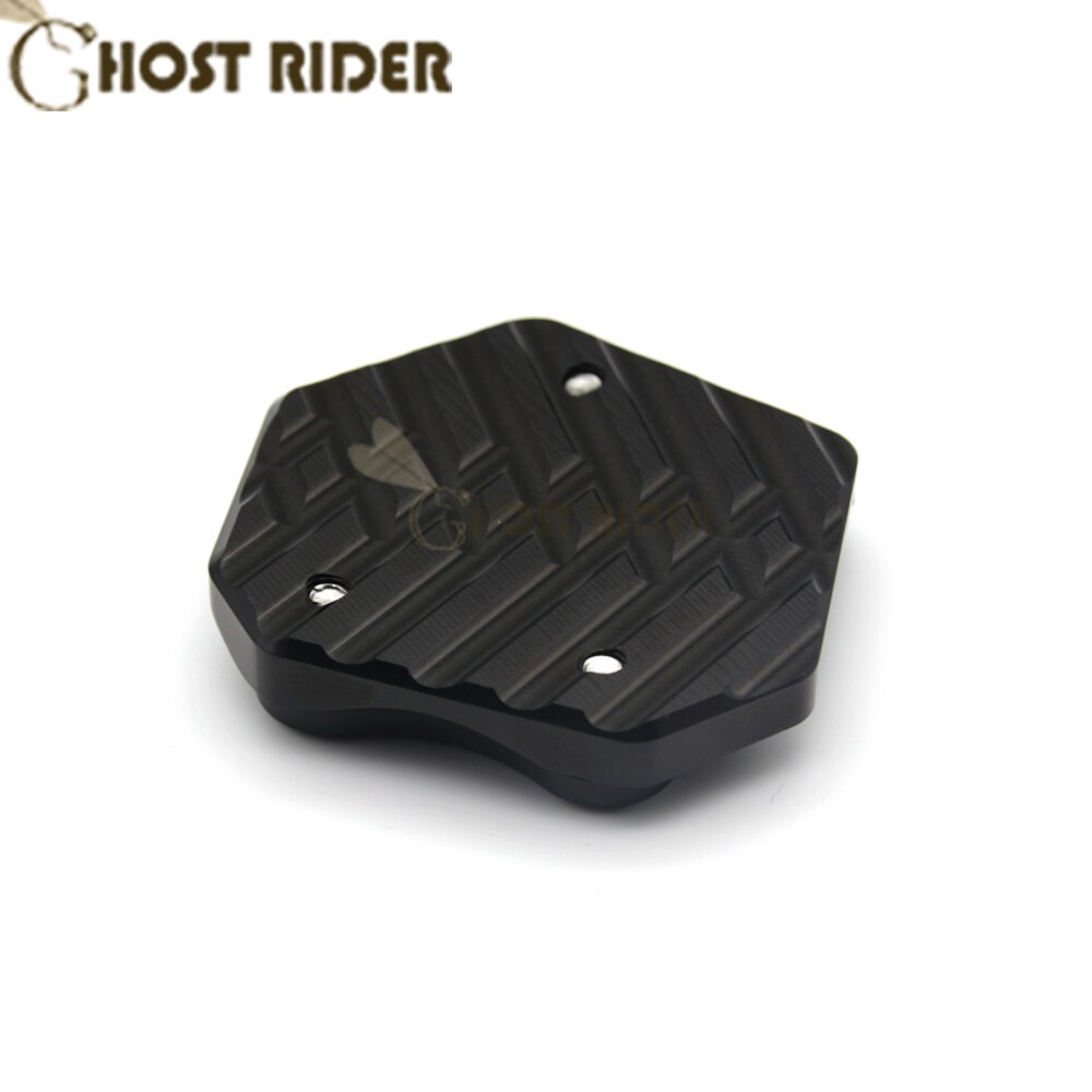 Pata de cabra para motocicleta, soporte lateral, placa de soporte de almohadilla de extensión para SUZUKI GSR750 GSR 750
