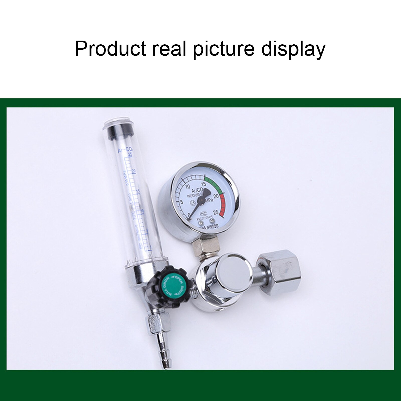 0-25Mpa Argon Regulator CO2 Mig Tig Flow-Meter Gas-Regulators Flowmeter Welding Weld Gauge Pressure Reducer