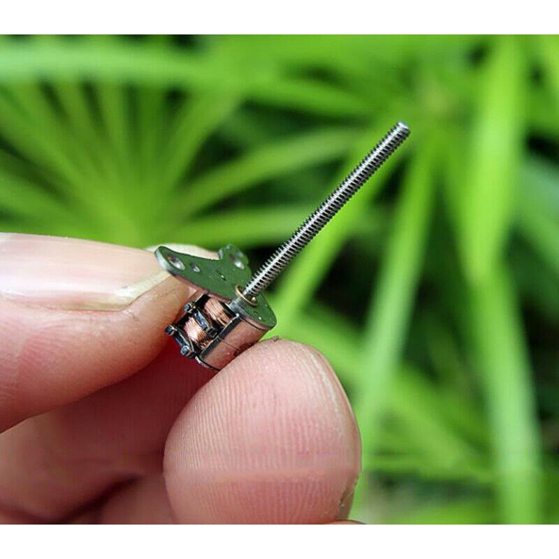 5Stck Nidec 2-Phase 4-draht Mikro Mini Miniatur 6mm Schrittmotor treten 17mm Lange welle linear Schraube DIY Digital Kamera Objektiv