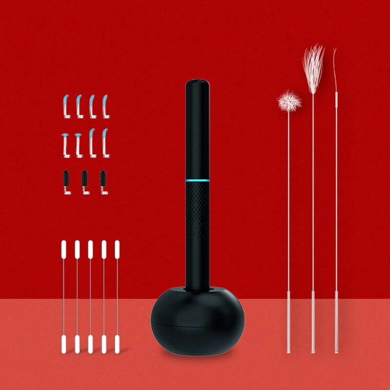 3.5mm WiFi Ear Otoscope Wireless HD1080P Digital Endoscope Ear Inspection Camera with 6 Led for IOS Android