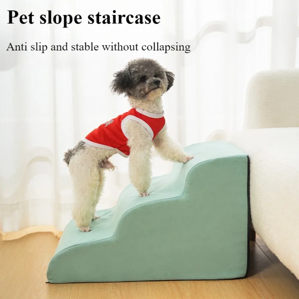 Escabeau pour animaux de compagnie, rampe pour chien/chat, éponge en mousse à mémoire de forme, canapé pour chiens, amovible et lavable, entraînement, rampe pour animaux de compagnie, fournitures pour animaux de compagnie