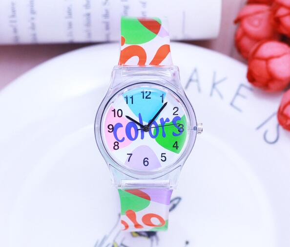 WILLIS Stijlen Mode Meisjes Horloges Silicone Horloge Gemengde Kleuren Lover's Horloges Vrouwen Sport Plastic Klok Kids Horloge: 1