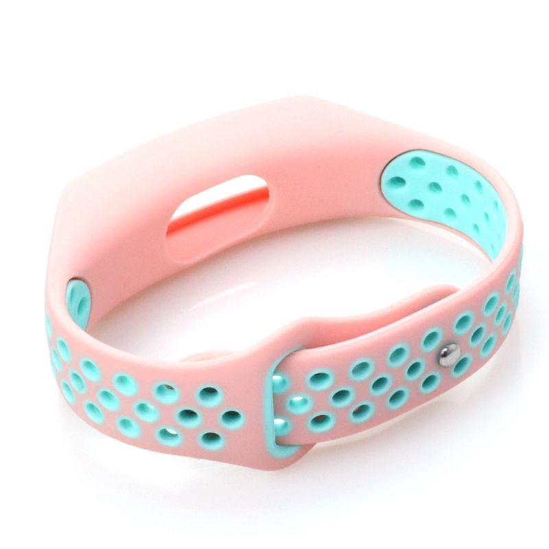 Correa de silicona para Huawei Honor Band 4 5 pulsera deportiva inteligente dos tonos porosa correa de reemplazo transpirable para Honor Band 3 4 Band5