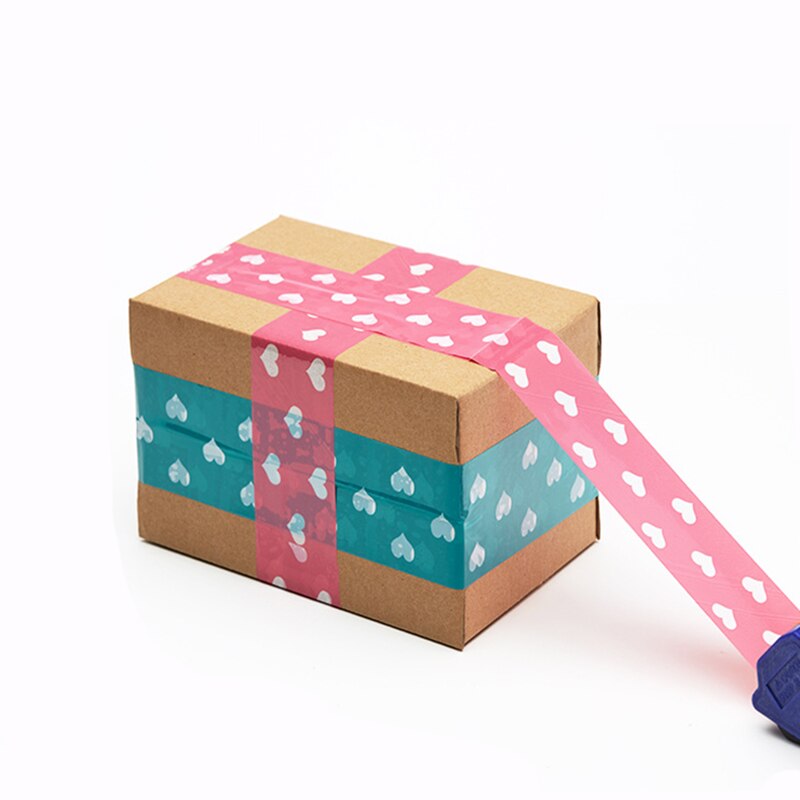 Pink/Blue BOPP Tape Self Adhesive Packaging Tape Courier Box Sealing Tape Decoration Tapes 4.5cm x 100M