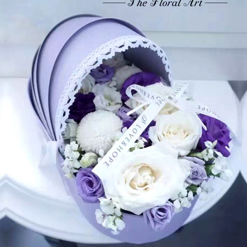 cradle flower box personality flower packaging box bouquet box paper flower basket empty box Christmas Decor