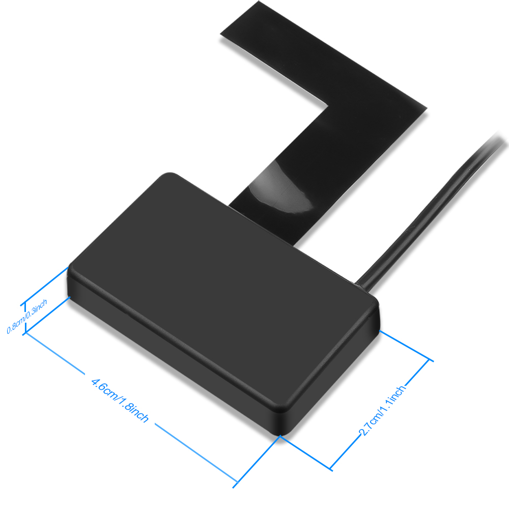 Conector Universal DAB SMB para vehículo, antena activa digital cat, radio aérea con amplificador RF incorporado, fuerte señal estable