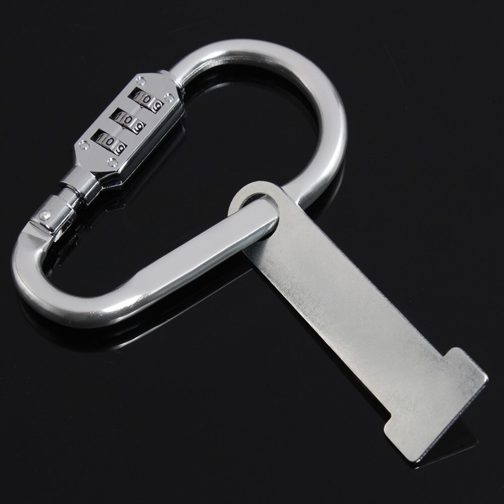 Helmet Security Lock T-bar 3-Digit Combination For Harley Honda Yamaha Indian Vespa Dirt Bike Motor Helmet Locks Parts