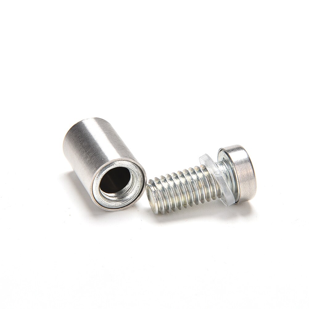 10PCS Stainless Stand Off Bolts Mount Standoffs Nails Advertisement Fixings Screws Mirror Glass Nail Fastener Screws