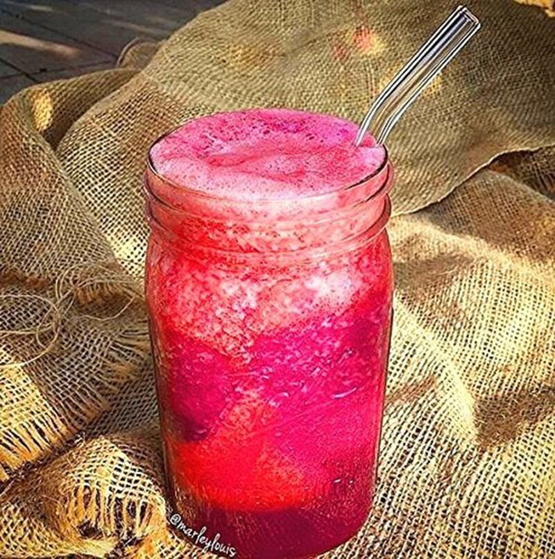 Smoothie sugrör i glas 20 cml  x 8 mm w blyfria återanvändbara långa sugrör för smoothie, milkshakes, bubble tea