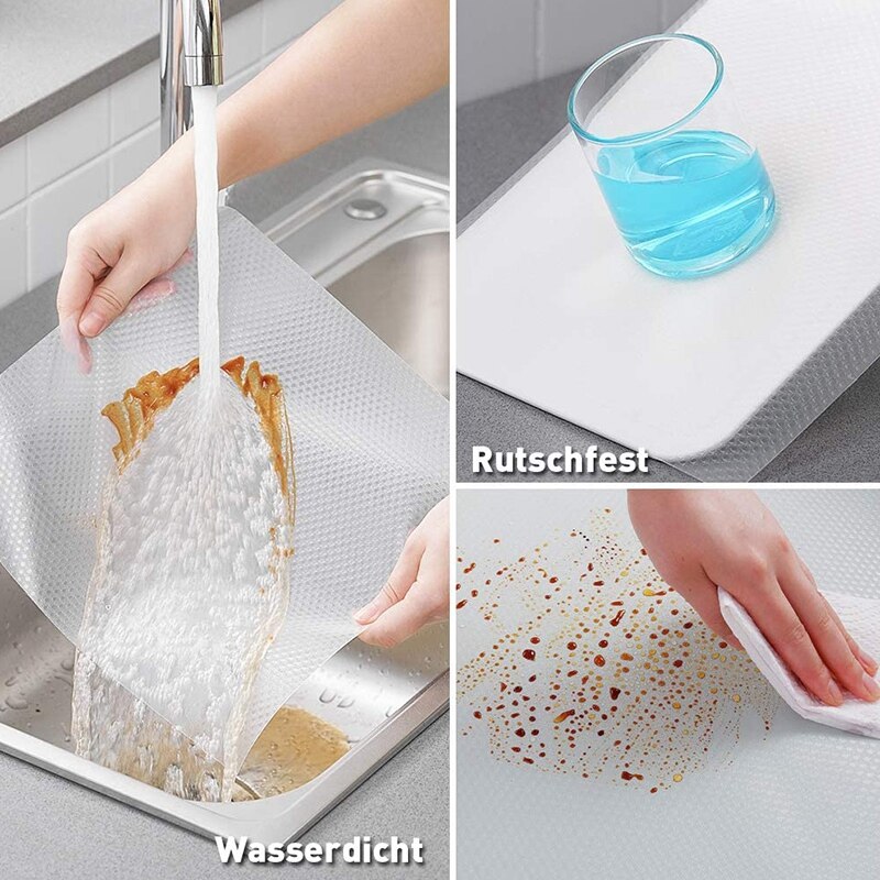 Tapis de tiroir antidérapant, 45x300 Cm, papier de meuble antidérapant, imperméable, pour étagères