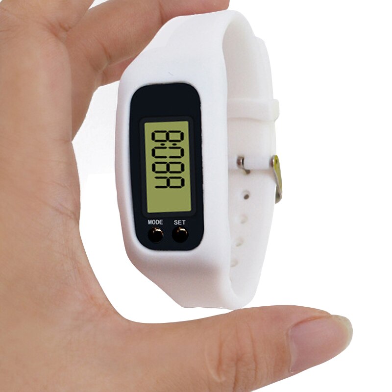 Smart Uhr Schrittzähler Läuft Sport Armband Tracker Schritt Herz Rate Monitor Zähler Walking Fitness Handgelenk Band Uhr Armband