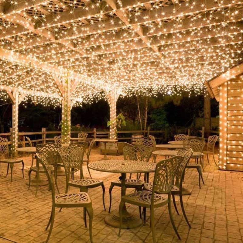 10M 100 LED Schnur Girlande Weihnachten Baum Gebühr Licht Luce Wasserdicht Heimat Garten Neue Jahr Party draussen Dekoration. B