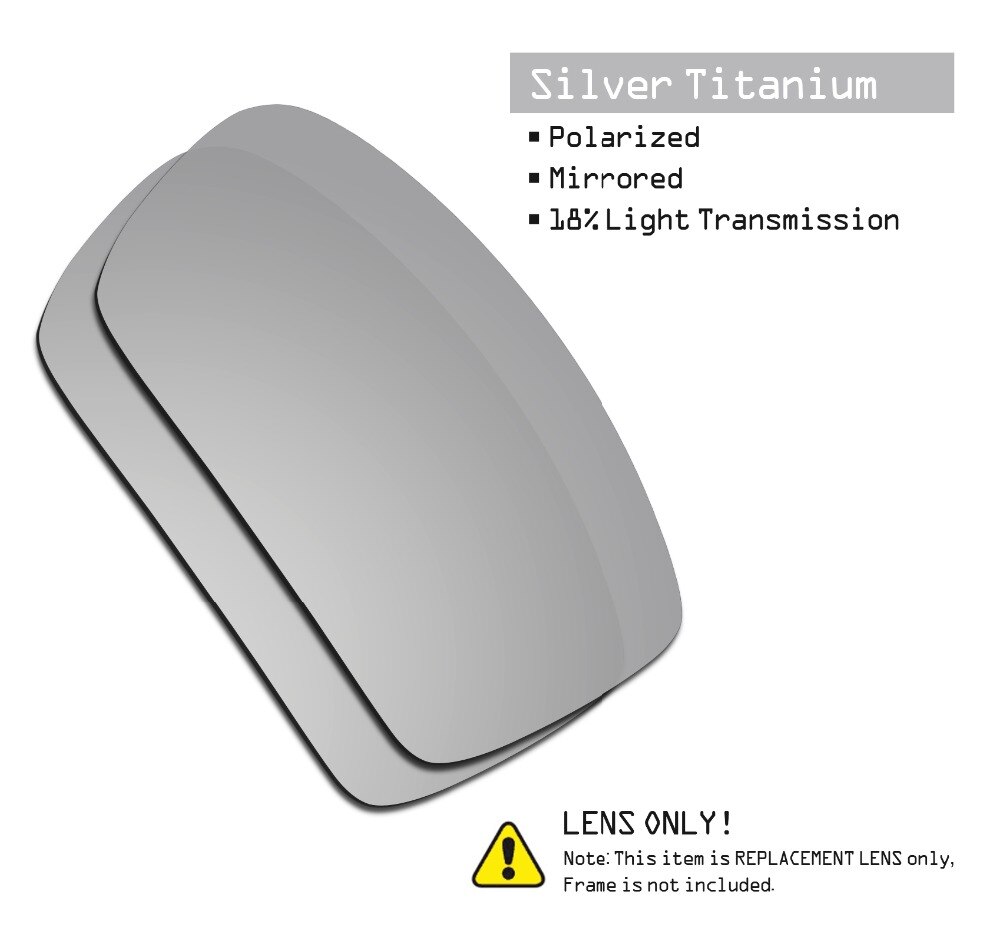 Smartvlt 3 par polariserede solbriller erstatningsglas til oakley gascan stealth sort og sølv titanium og 24k guld