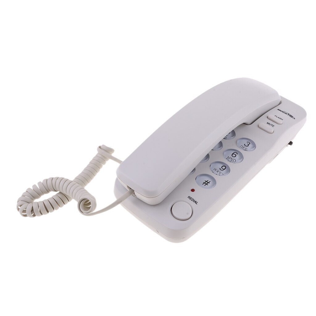 Mini vaste telefoon thuis wandtelefoon kantoor zakelijke pauzefunctie vaste standaard telefoon
