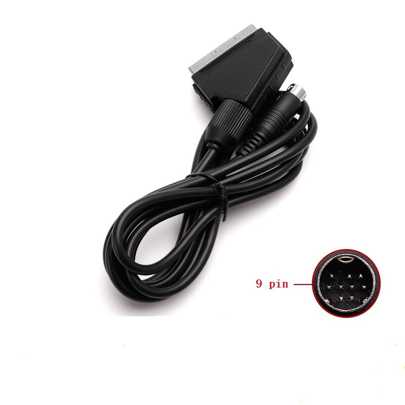 10 PCS EU RGB Scart Cable for Sega Genesis 2 Mega Drive MD 2