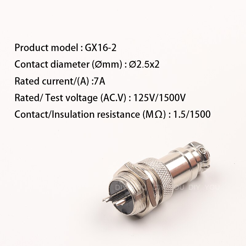 1Set GX16 Moer Type Mannelijke &amp; Vrouwelijke Elektrische Connector 2/3/4/5/6/7/8/9/10 Pin 16Mm Luchtvaart Socket Plug Draad Panel Connectors