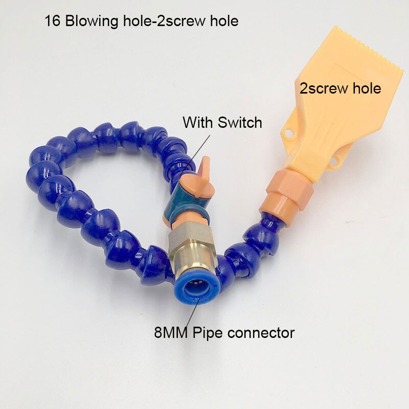 Plastic compressed air blower windjet nozzle for cleaning,ABS air knife nozzle spray,air blower nozzle,air nozzles for blow off: 2 Screw hole-B