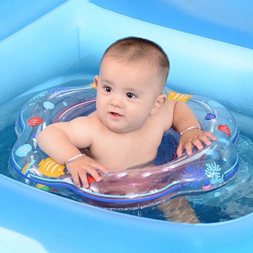 Spædbarn baby armhule flydende svømning ring oppustelig barn svømning ring svømning tilbehør barn svømning sæde pool tilbehør  #40