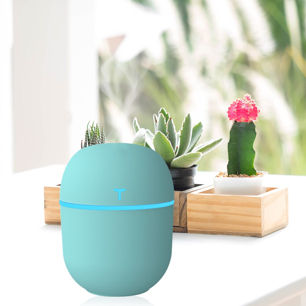 200ml Mini Ultrasonic Air Humidifier Romantic Light Usb Essential Oil Diffuser Car Purifier With Light Emitting Diode Lamp