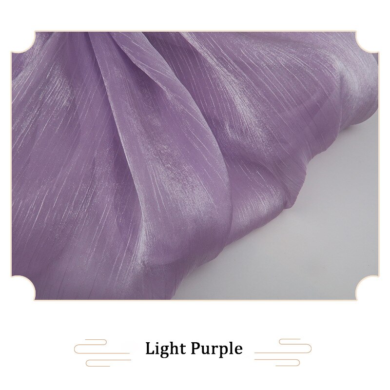 Organza Tule Stof Achtergrond Gordijnen Voor Wedding Party Home Decor Stof Voor Trouwjurk Diy Naaien 50cmX150cm: Blauw