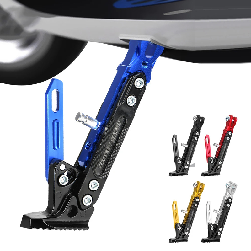 Motorfiets Verstelbare Voet Zijsteun Parking Parking Motorfiets Voet Zijsteun Stand Multifunctionele Moto Accessoires