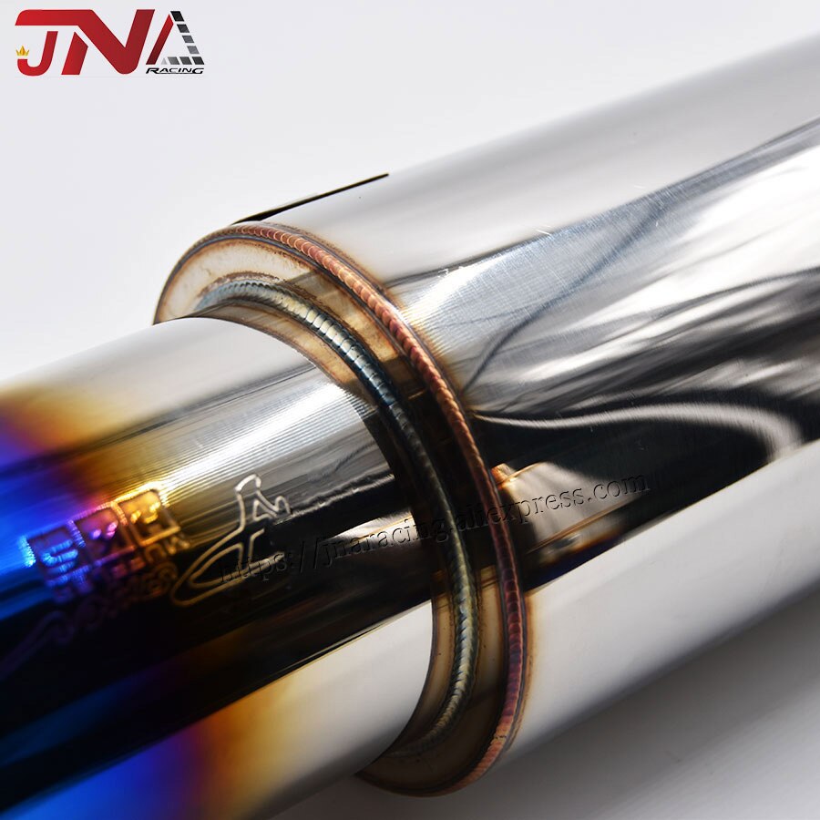 Universal- Auto Auspuff Spitze JDM Verbrannt blau Schalldämpfer Flucht Rennen Auto Auspuffrohr