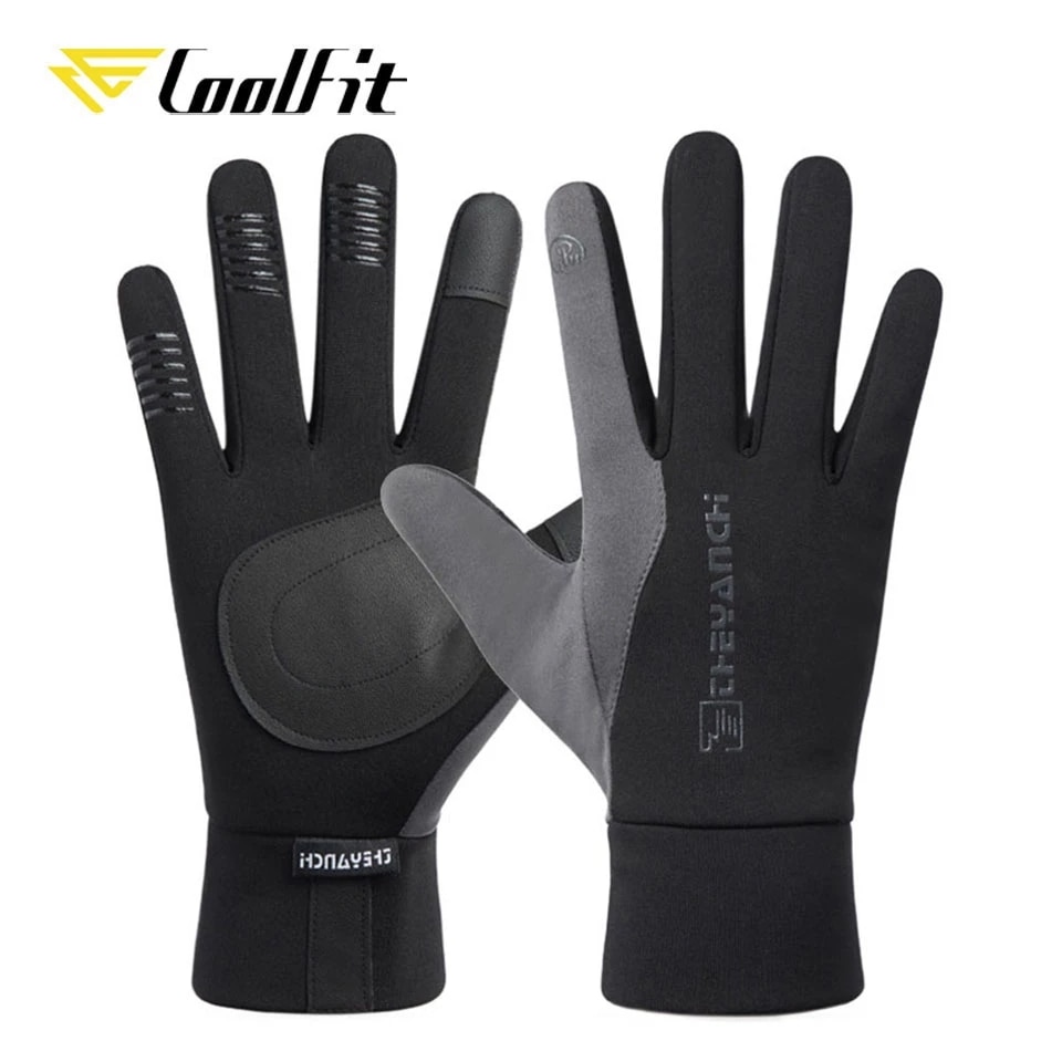 Coolfit winter fiets handschoenen fiets warm touchscreen handschoenen met lange vingers waterdicht outdoor fietsen skiën motorrijden